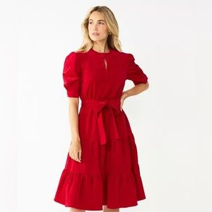 Draper James corduroy dress.